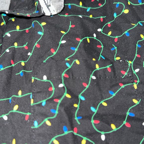 Free Planet Christmas Lights Button Up - Picture 3 of 4